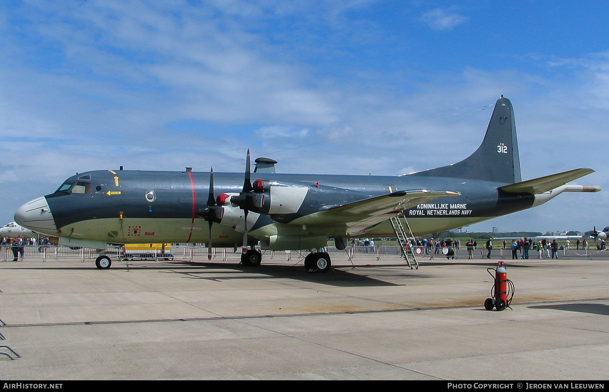 Aircraft Photo of 312 | Lockheed P-3C Orion | Netherlands - Navy | AirHistory.net #120668