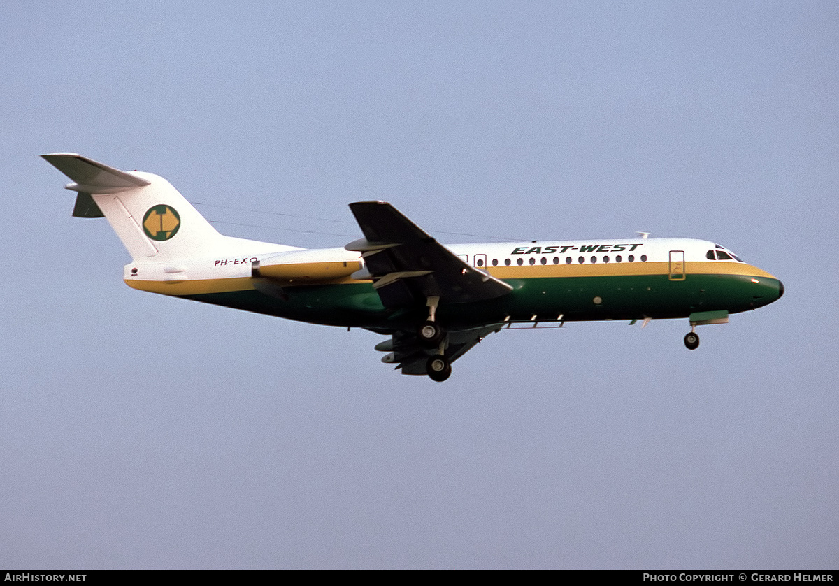 Aircraft Photo of PH-EXO | Fokker F28-4000 Fellowship | East-West Airlines | AirHistory.net #120691