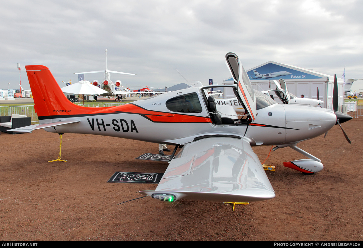 Aircraft Photo of VH-SDA | Cirrus SR-22 G5-GTS Carbon | AirHistory.net #120703