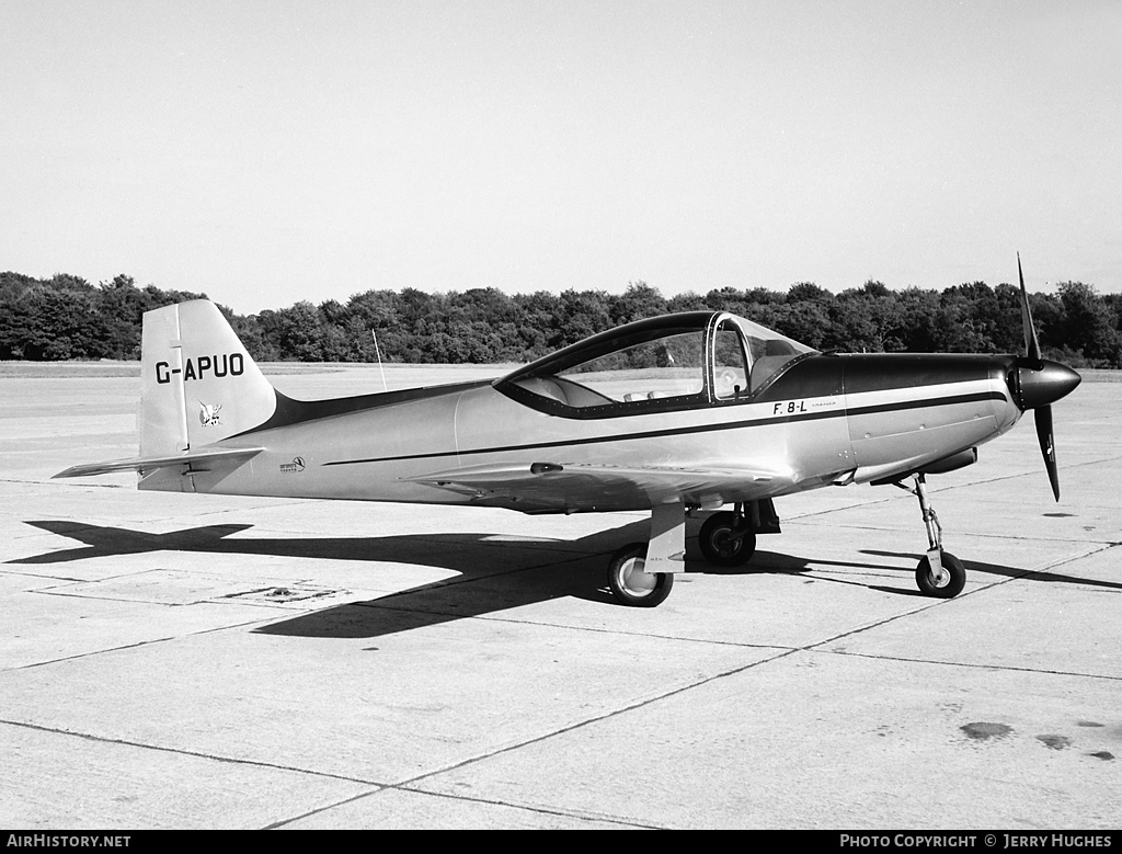Aircraft Photo of G-APUO | Aeromere F.8L Falco III | AirHistory.net #120719