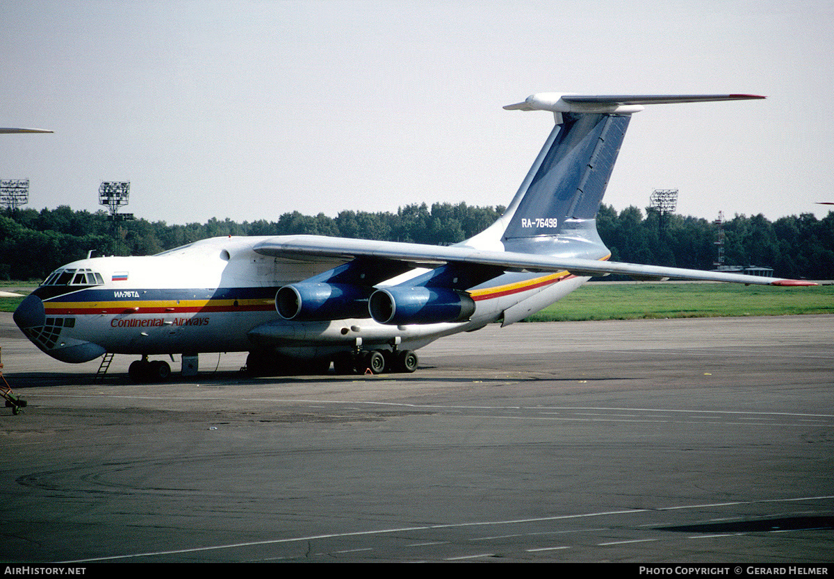 Aircraft Photo of RA-76498 | Ilyushin Il-76TD | Continental Airways | AirHistory.net #120759