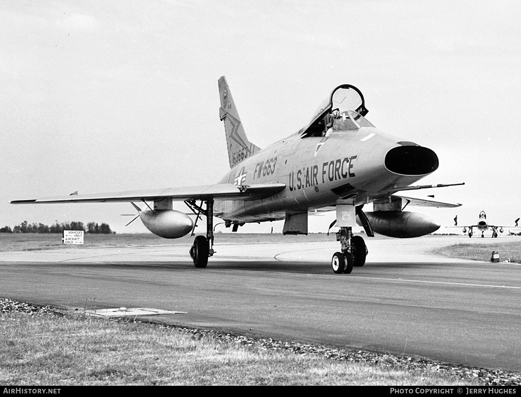 Aircraft Photo of 55-3663 / 53663 | North American F-100D Super Sabre | USA - Air Force | AirHistory.net #120779