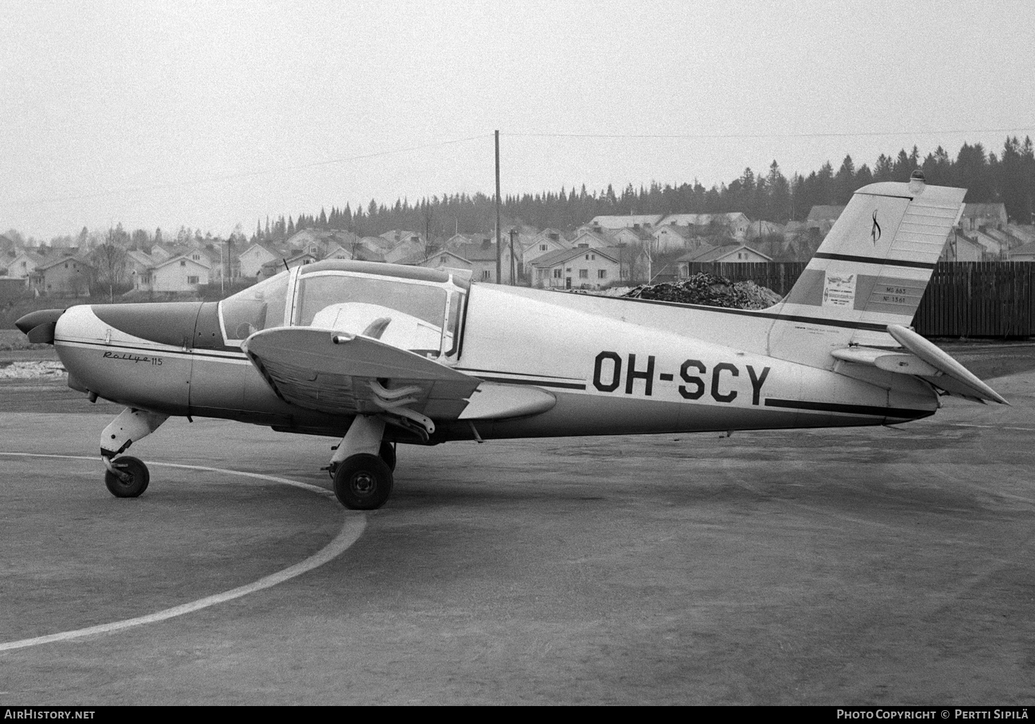Aircraft Photo of OH-SCY | Socata MS-883 Rallye 115 | Siipitaksi | AirHistory.net #120796