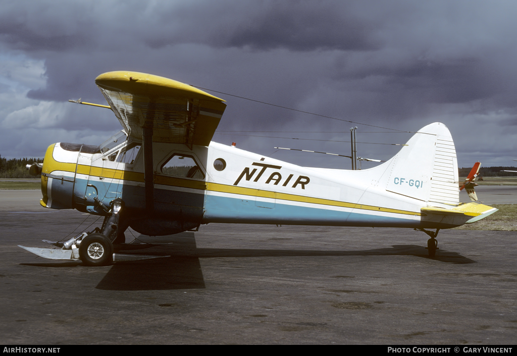 Aircraft Photo of CF-GQI | De Havilland Canada DHC-2 Beaver Mk1 | NT Air - Northern Thunderbird Air | AirHistory.net #120816