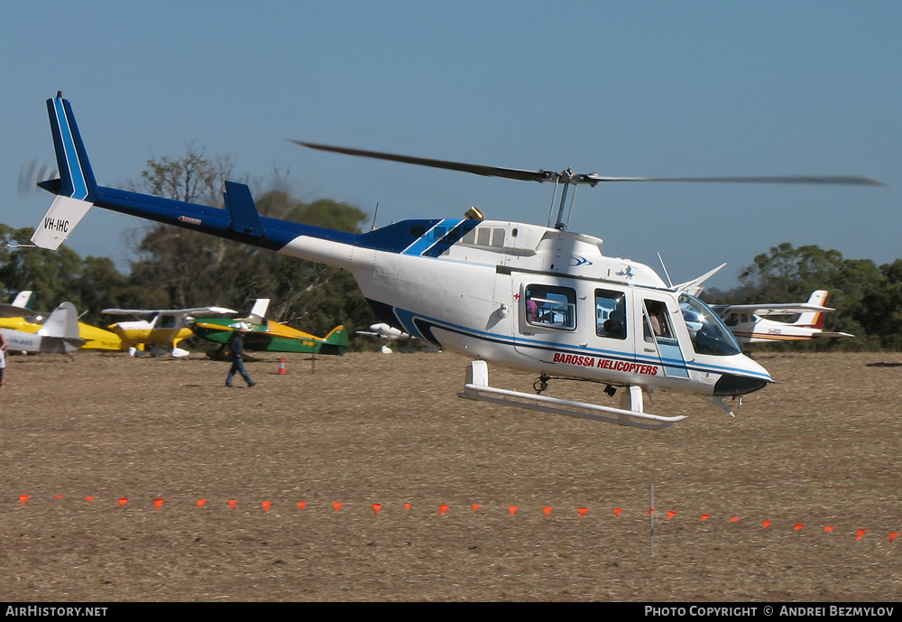 Aircraft Photo of VH-IHC | Bell 206L-1 LongRanger II | Barossa Helicopters | AirHistory.net #120849