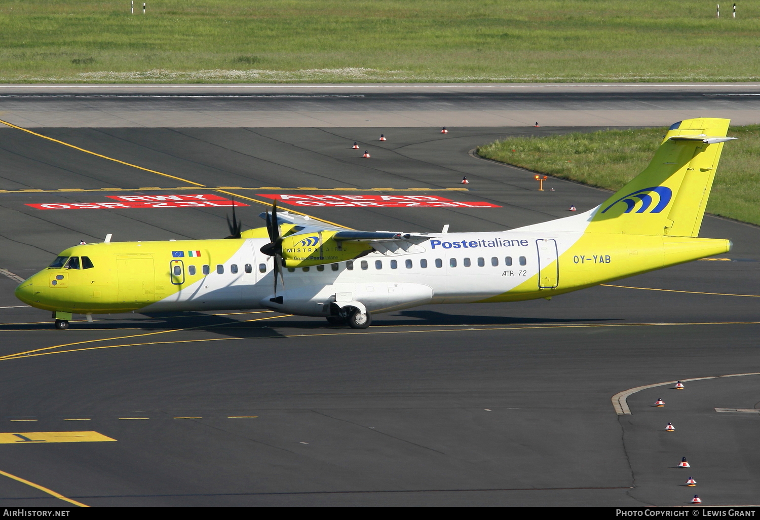 Aircraft Photo of OY-YAB | ATR ATR-72-500 (ATR-72-212A) | Poste Italiane | AirHistory.net #120868