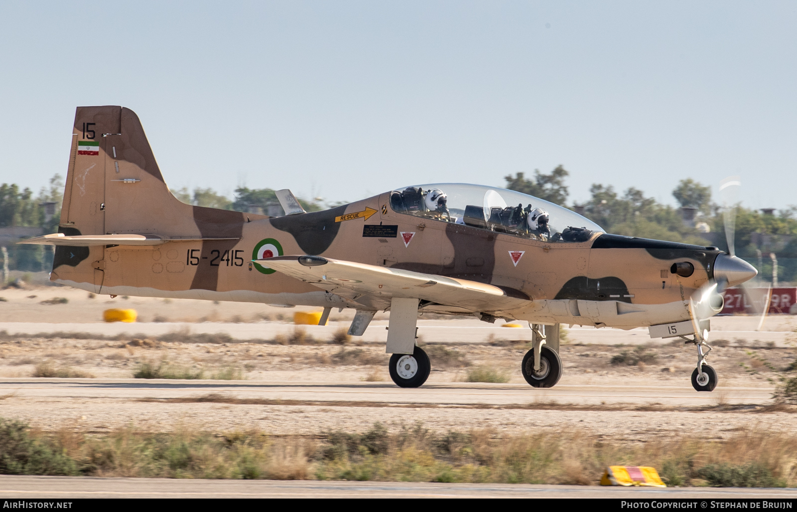 Aircraft Photo of 15-2415 | Embraer EMB-312 Tucano | Iran - Revolutionary Guard Air Force | AirHistory.net #120904