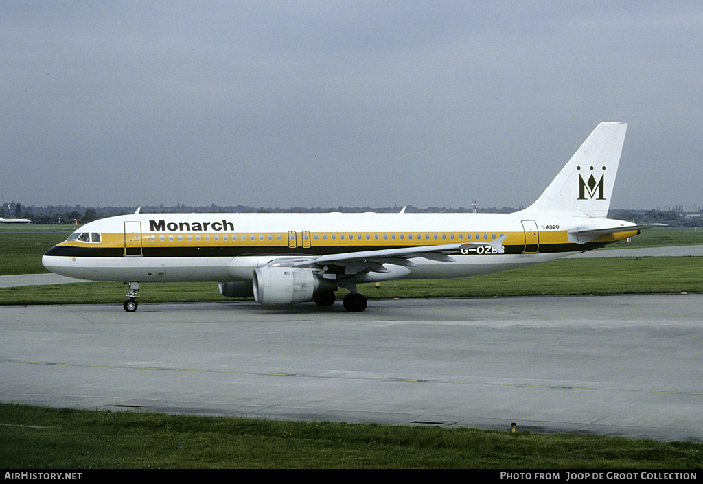 Aircraft Photo of G-OZBB | Airbus A320-211 | Monarch Airlines | AirHistory.net #120934