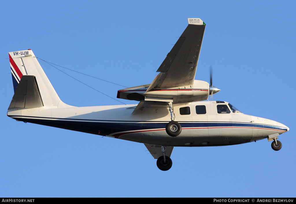 Aircraft Photo of VH-UJM | North American Rockwell 500S Shrike Commander | GAMair - General Aviation Maintenance | AirHistory.net #120951