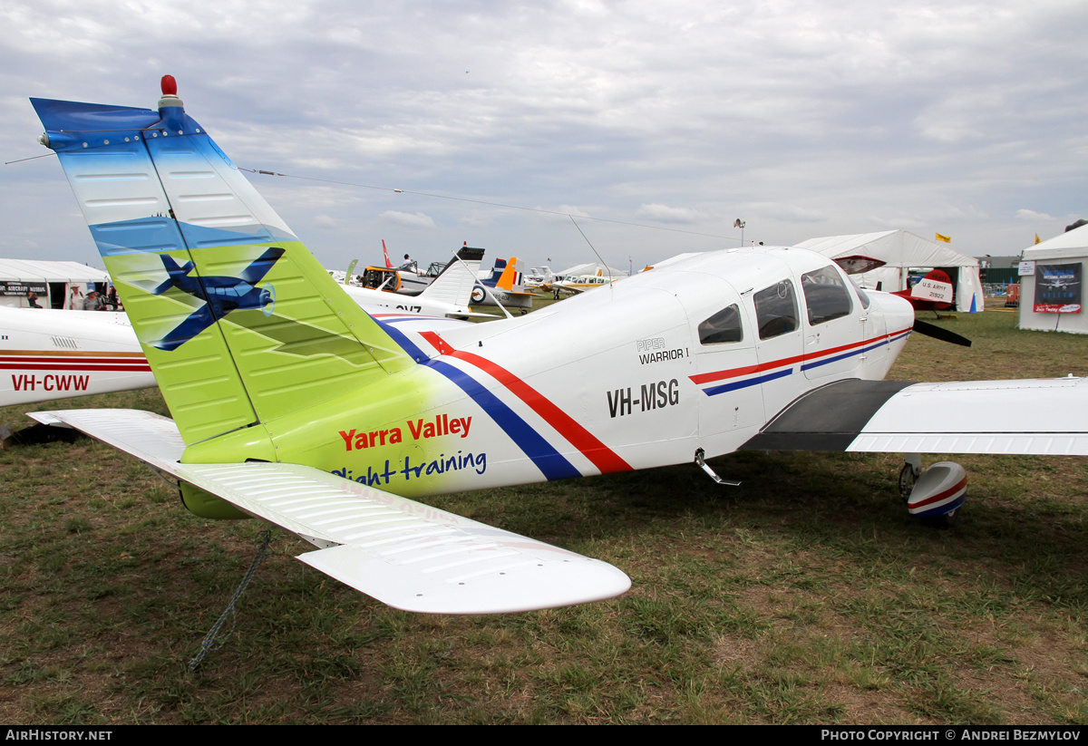 Aircraft Photo of VH-MSG | Piper PA-28-151 Cherokee Warrior | Yarra Valley Flight Training | AirHistory.net #120967