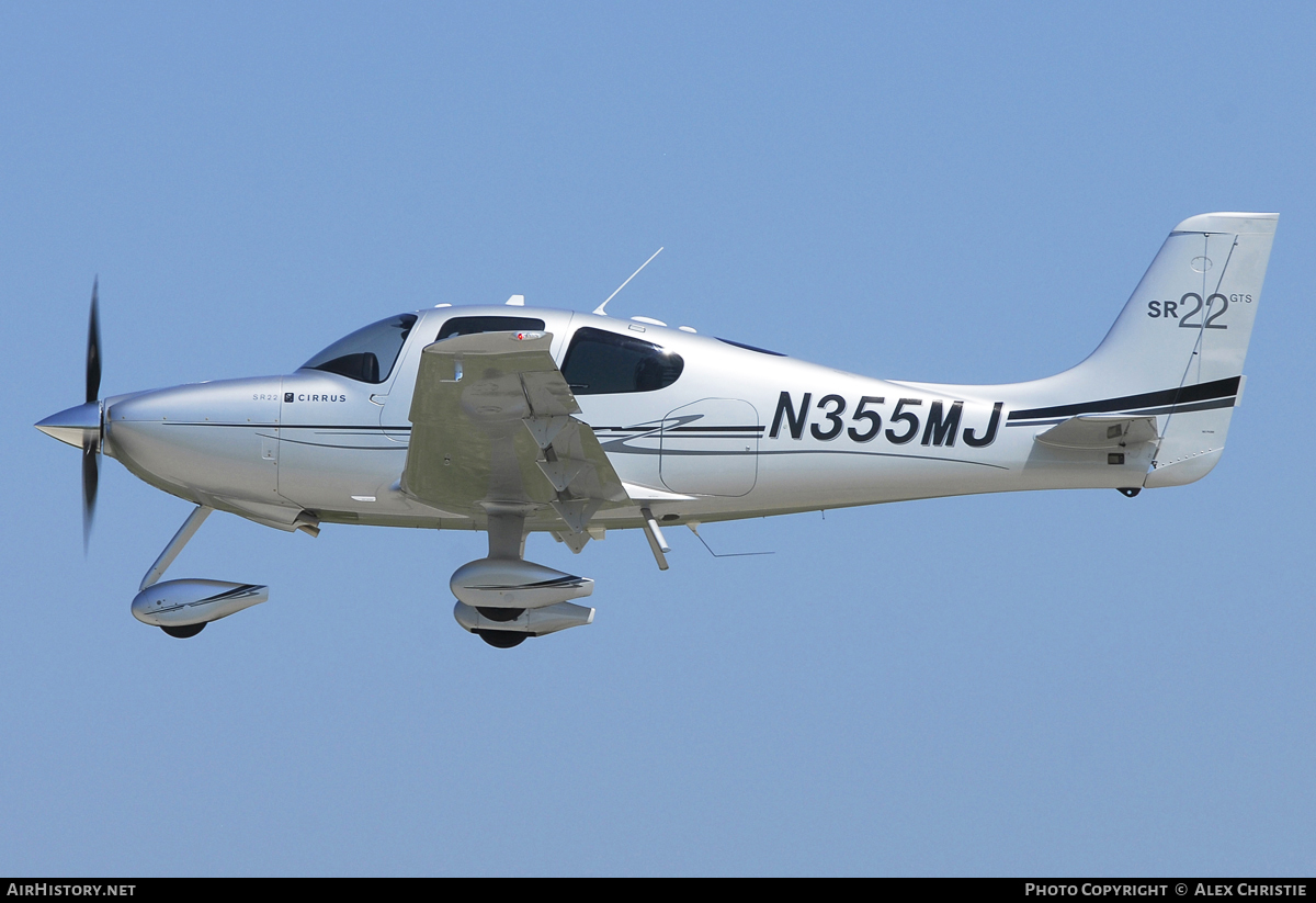 Aircraft Photo of N355MJ | Cirrus SR-22 G3-GTS | AirHistory.net #120988
