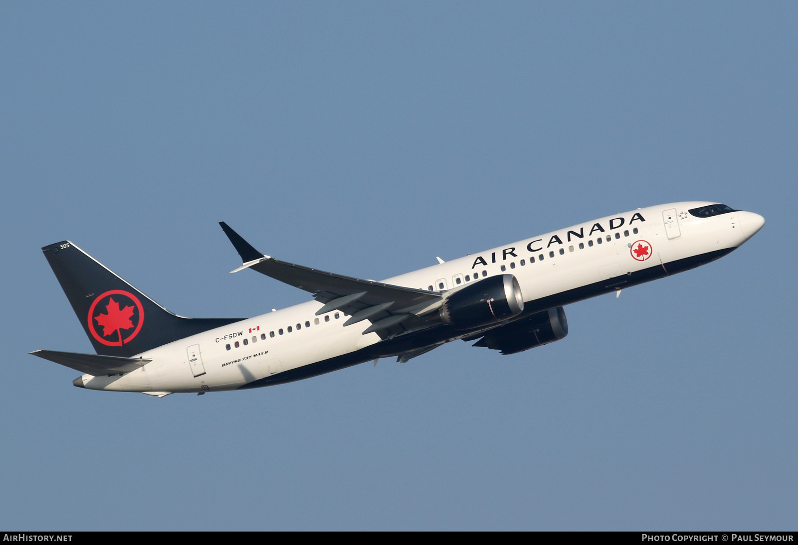 Aircraft Photo of C-FSDW | Boeing 737-8 Max 8 | Air Canada | AirHistory.net #121018