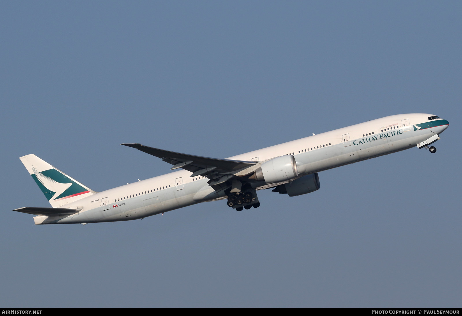 Aircraft Photo of B-KQK | Boeing 777-367/ER | Cathay Pacific Airways | AirHistory.net #121036
