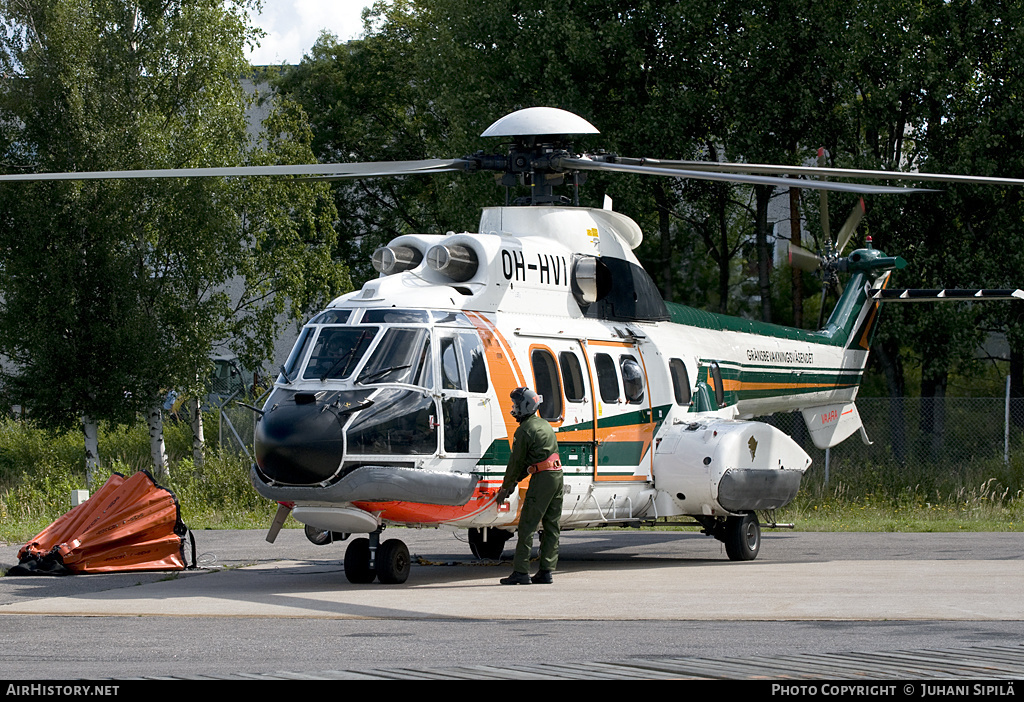 Aircraft Photo of OH-HVI | Aerospatiale AS-332L1 Super Puma | Rajavartiolaitos - Finnish Border Guard | AirHistory.net #121047