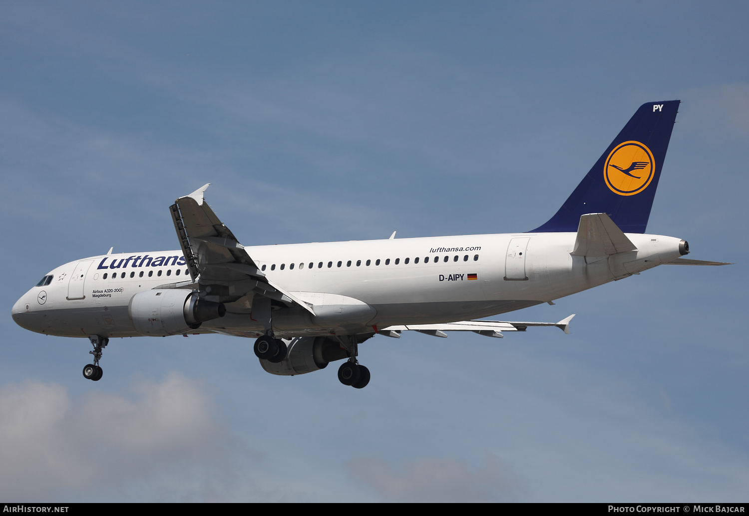 Aircraft Photo of D-AIPY | Airbus A320-211 | Lufthansa | AirHistory.net #121076