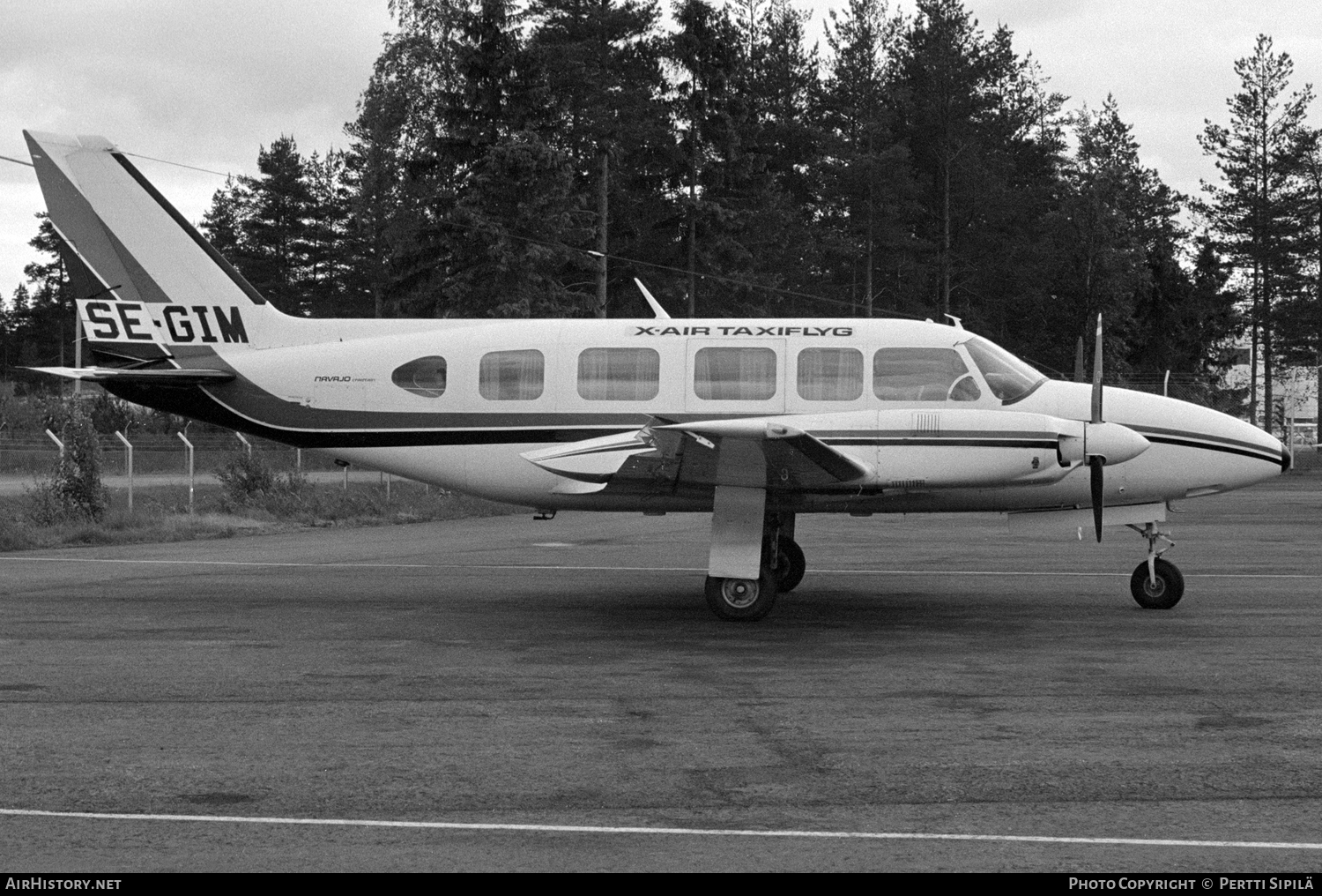 Aircraft Photo of SE-GIM | Piper PA-31-350 Navajo Chieftain | X-Air Taxiflyg | AirHistory.net #121088