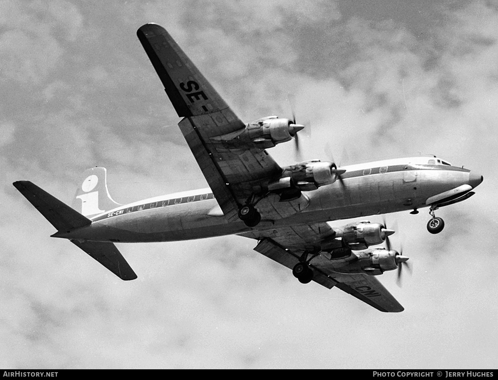 Aircraft Photo of SE-CNI | Douglas DC-7 | Internord | AirHistory.net #121126