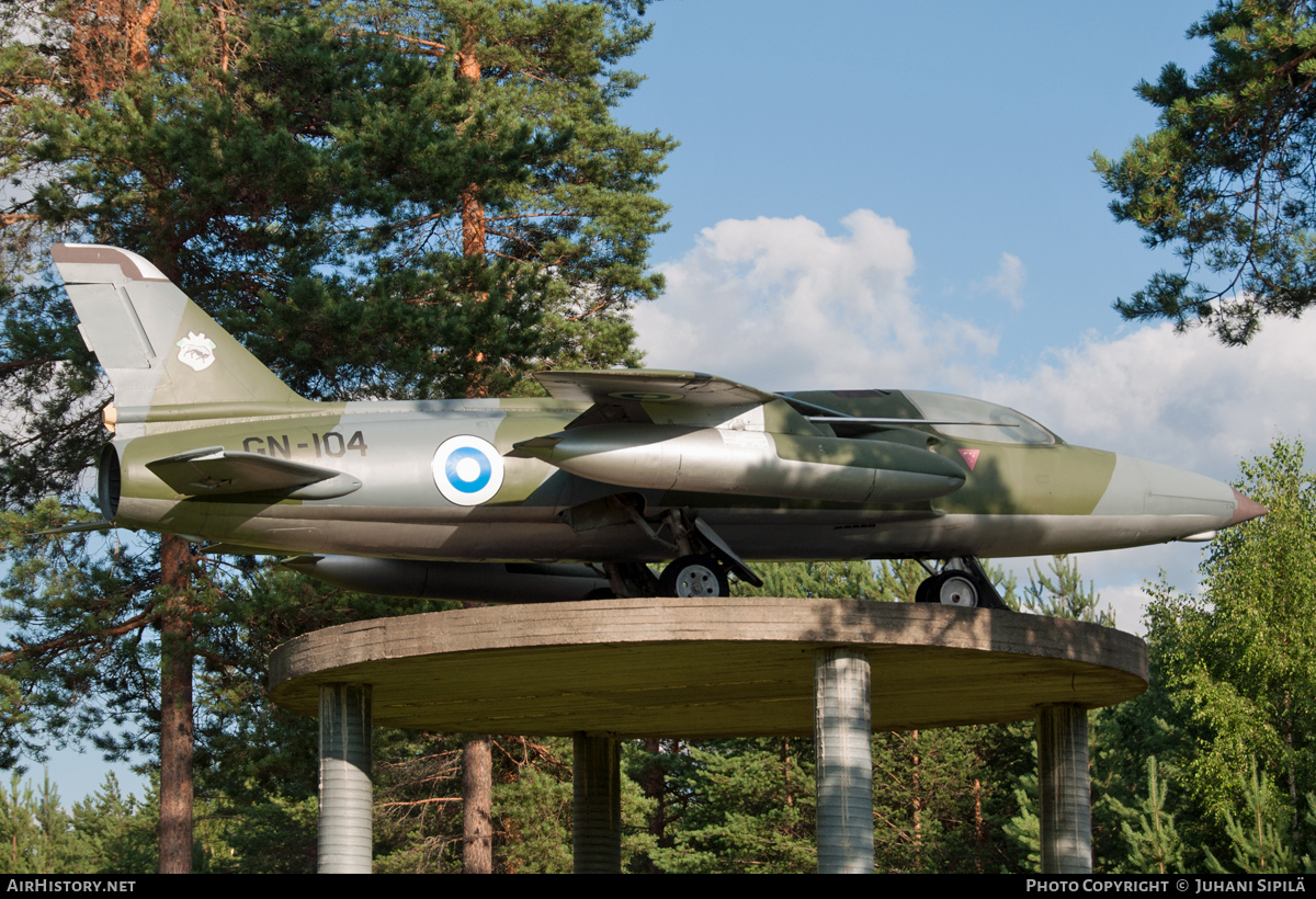 Aircraft Photo of GN-104 | Folland Fo-141 Gnat F1 | Finland - Air Force | AirHistory.net #121147