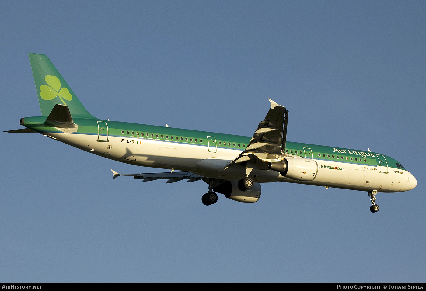Aircraft Photo of EI-CPD | Airbus A321-211 | Aer Lingus | AirHistory.net #121162