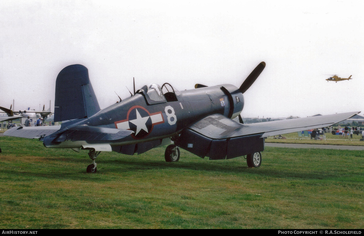 Aircraft Photo of G-BXUL / 92844 | Goodyear FG-1D Corsair | Breitling | USA - Navy | AirHistory.net #121174
