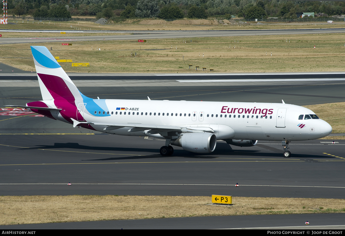 Aircraft Photo of D-ABZE | Airbus A320-216 | Eurowings | AirHistory.net #121175