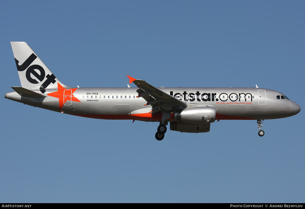 Aircraft Photo of VH-VGA | Airbus A320-232 | Jetstar Airways | AirHistory.net #121194