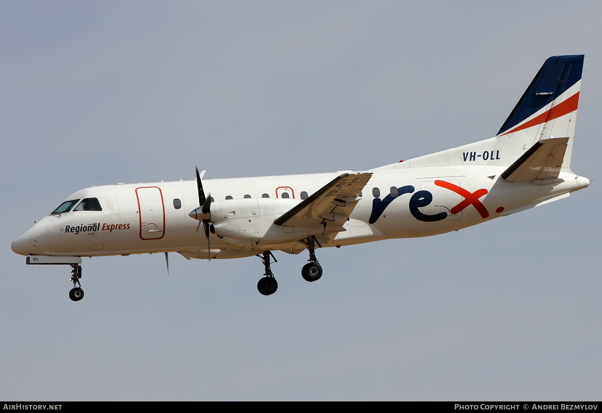 Aircraft Photo of VH-OLL | Saab 340B | REX - Regional Express | AirHistory.net #121246