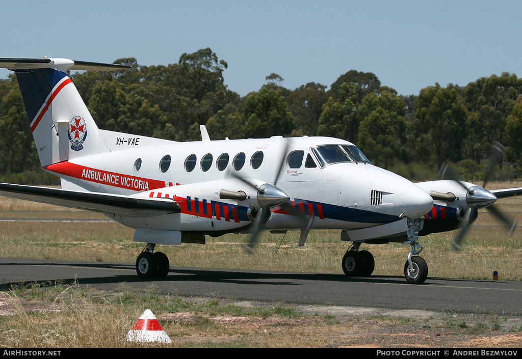 Aircraft Photo of VH-VAE | Hawker Beechcraft B200C King Air | Ambulance Victoria | AirHistory.net #121260