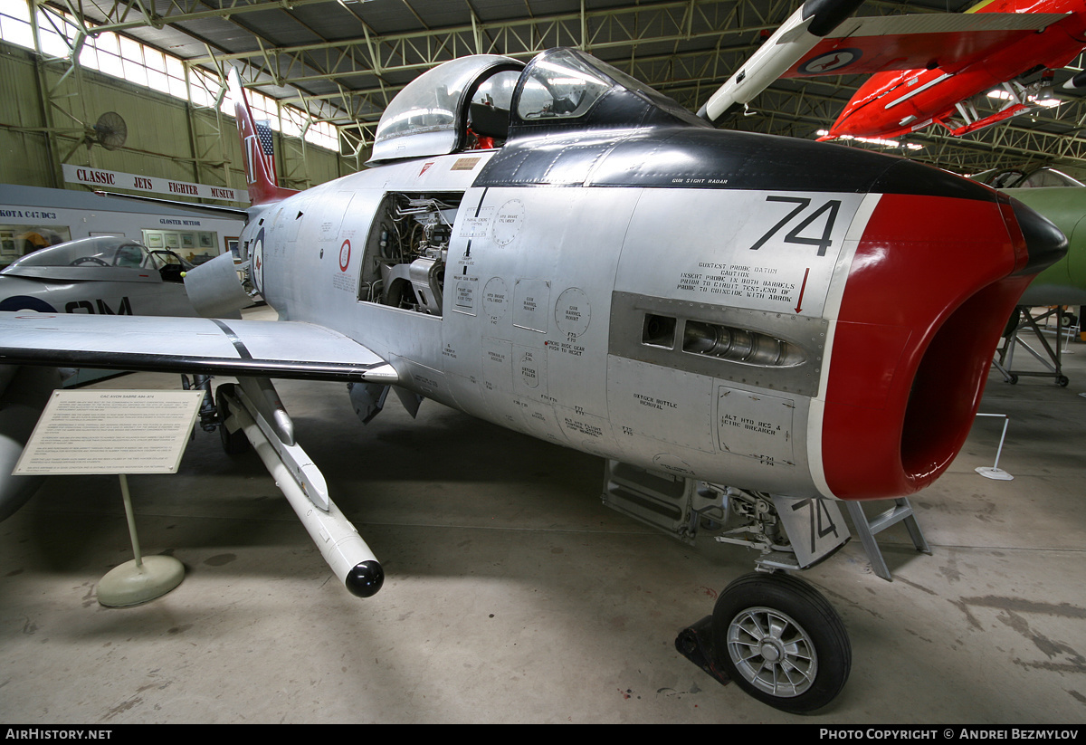 Aircraft Photo of A94-974 | Commonwealth CA-27 Sabre Mk32 | Australia - Air Force | AirHistory.net #121266