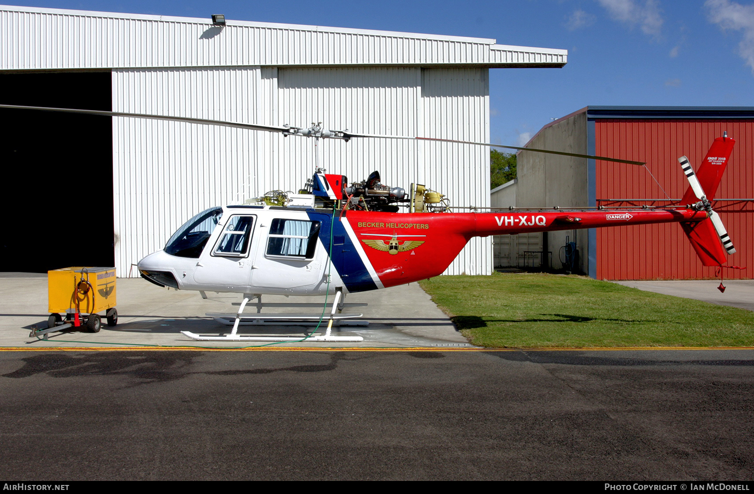 Aircraft Photo of VH-XJQ | Bell 206B-3 JetRanger III | Becker Helicopters | AirHistory.net #121331