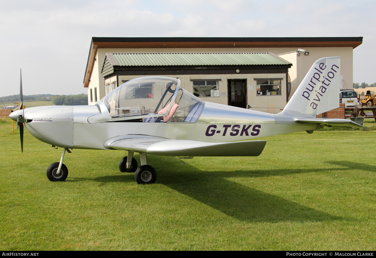 Aircraft Photo of G-TSKS | Cosmik EV-97 TeamEurostar UK | Purple Aviation | AirHistory.net #121363