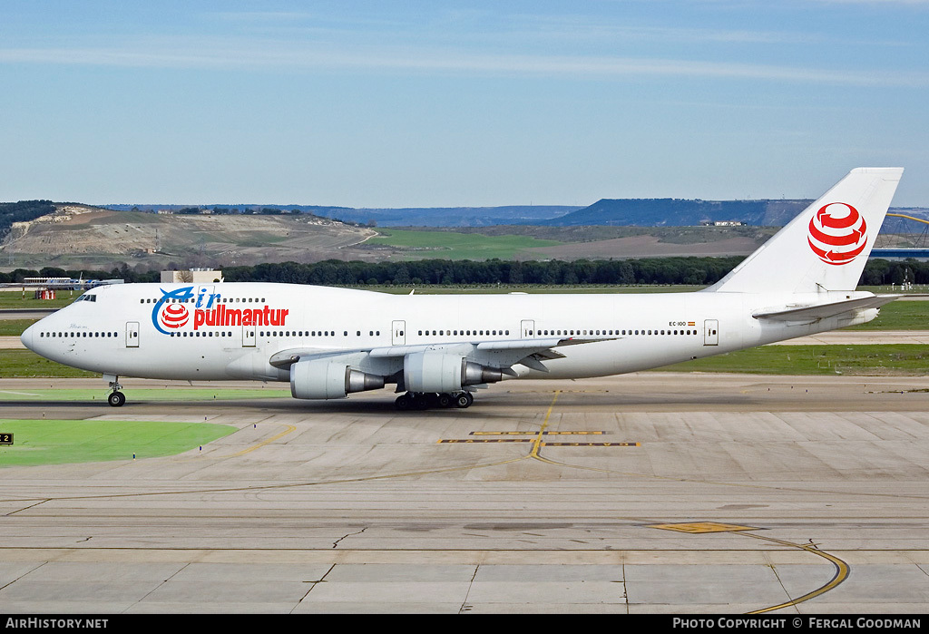 Aircraft Photo of EC-IOO | Boeing 747-341 | Air Pullmantur | AirHistory.net #121369
