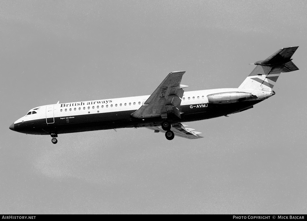 Aircraft Photo of G-AVMJ | BAC 111-510ED One-Eleven | British Airways | AirHistory.net #121424