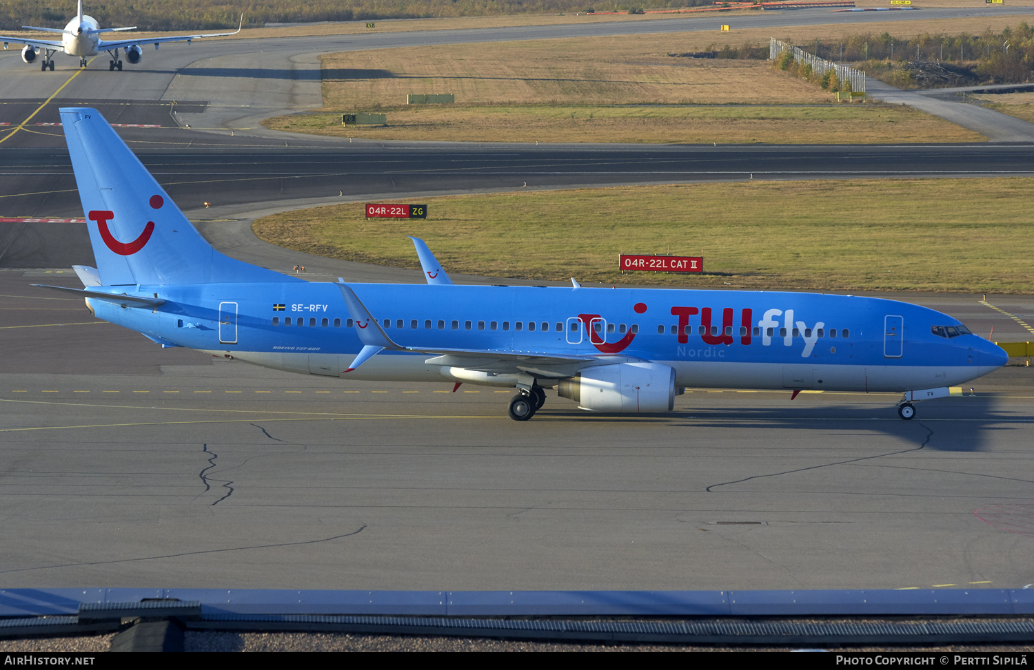 Aircraft Photo of SE-RFV | Boeing 737-86N | TUIfly Nordic | AirHistory.net #121431