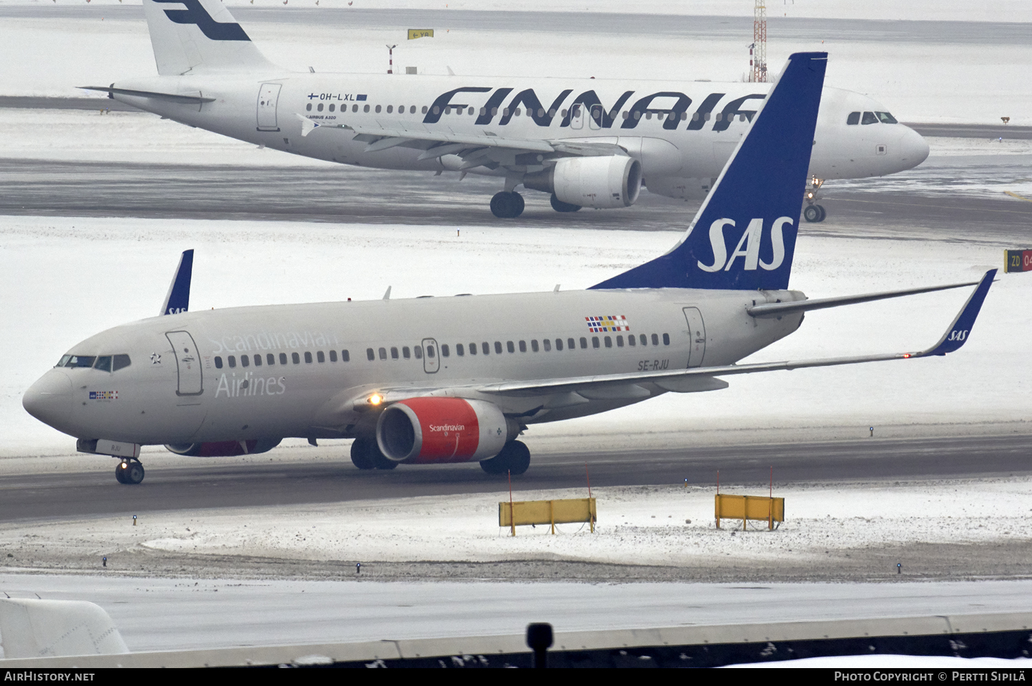 Aircraft Photo of SE-RJU | Boeing 737-76N | Scandinavian Airlines - SAS | AirHistory.net #121442