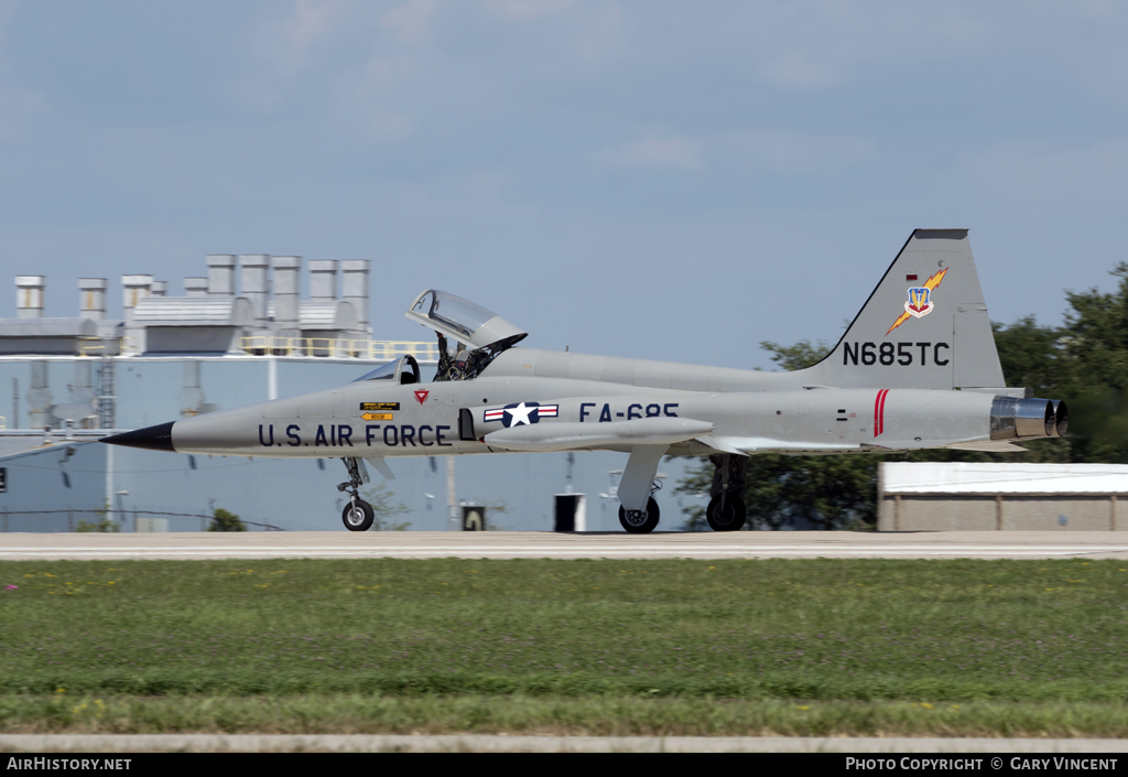 Aircraft Photo of N685TC | Northrop F-5A Freedom Fighter | USA - Air Force | AirHistory.net #121470