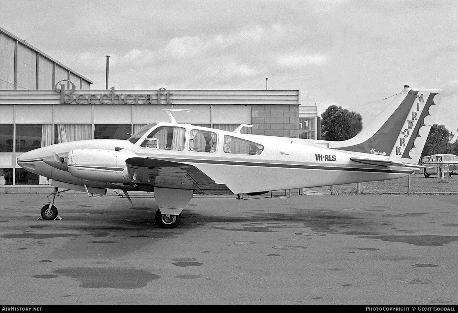 Aircraft Photo of VH-RLS | Beech C55 Baron (95-C55) | Airwork Australia | AirHistory.net #121482