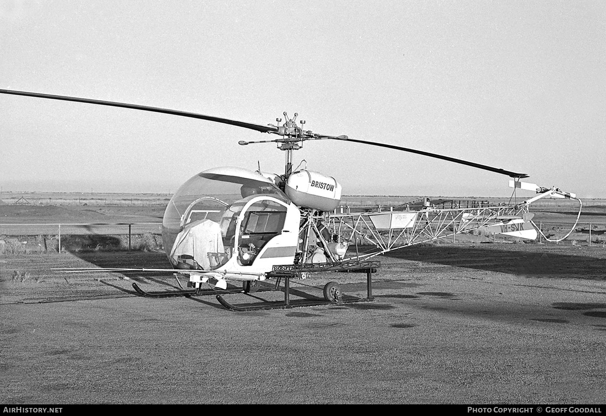 Aircraft Photo of VH-SJK | Bell 47G-3B-2 | Bristow Helicopters | AirHistory.net #121493