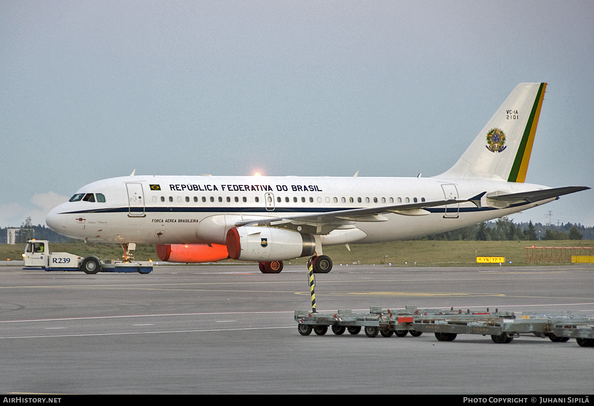 Aircraft Photo of 2101 | Airbus VC-1A (A319-133/CJ) | Brazil - Air Force | AirHistory.net #121514