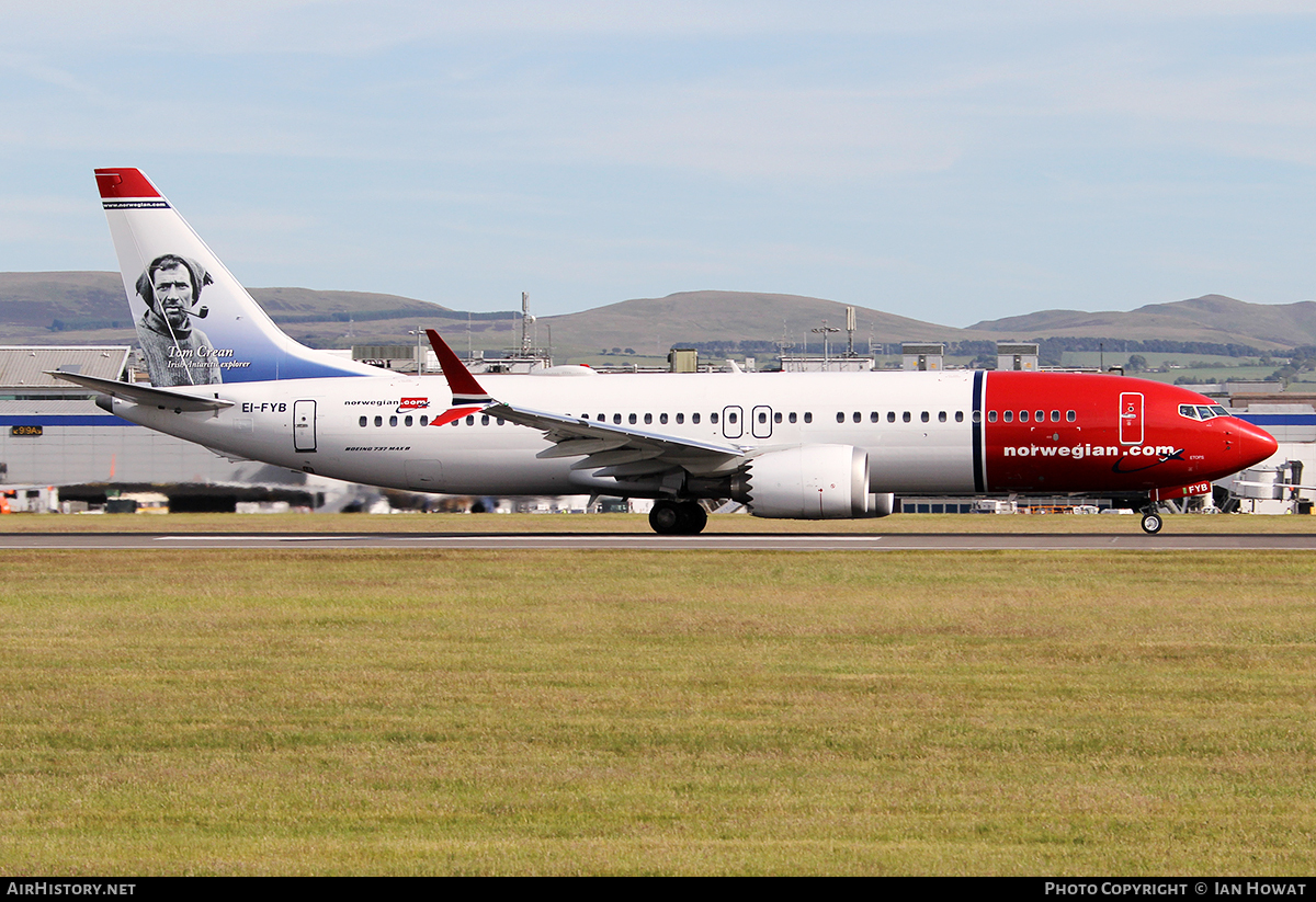 Aircraft Photo of EI-FYB | Boeing 737-8 Max 8 | Norwegian | AirHistory.net #121519