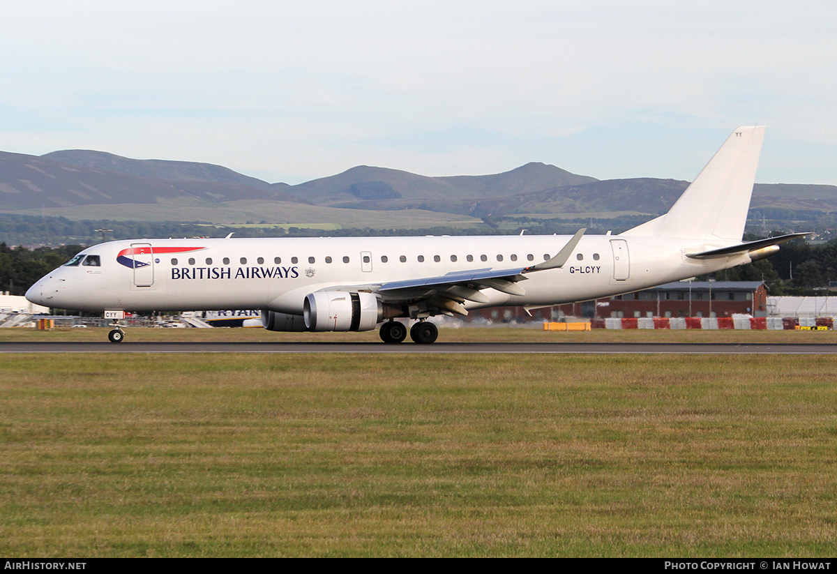 Aircraft Photo of G-LCYY | Embraer 190SR (ERJ-190-100SR) | British Airways | AirHistory.net #121535