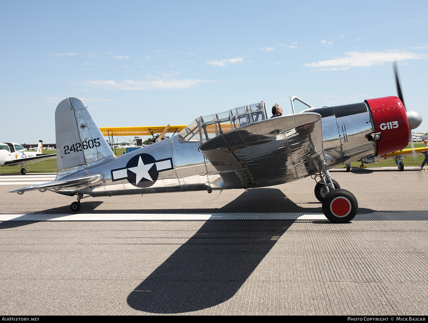 Aircraft Photo of N133BT / 242605 | Vultee BT-13A Valiant | USA - Air Force | AirHistory.net #121556