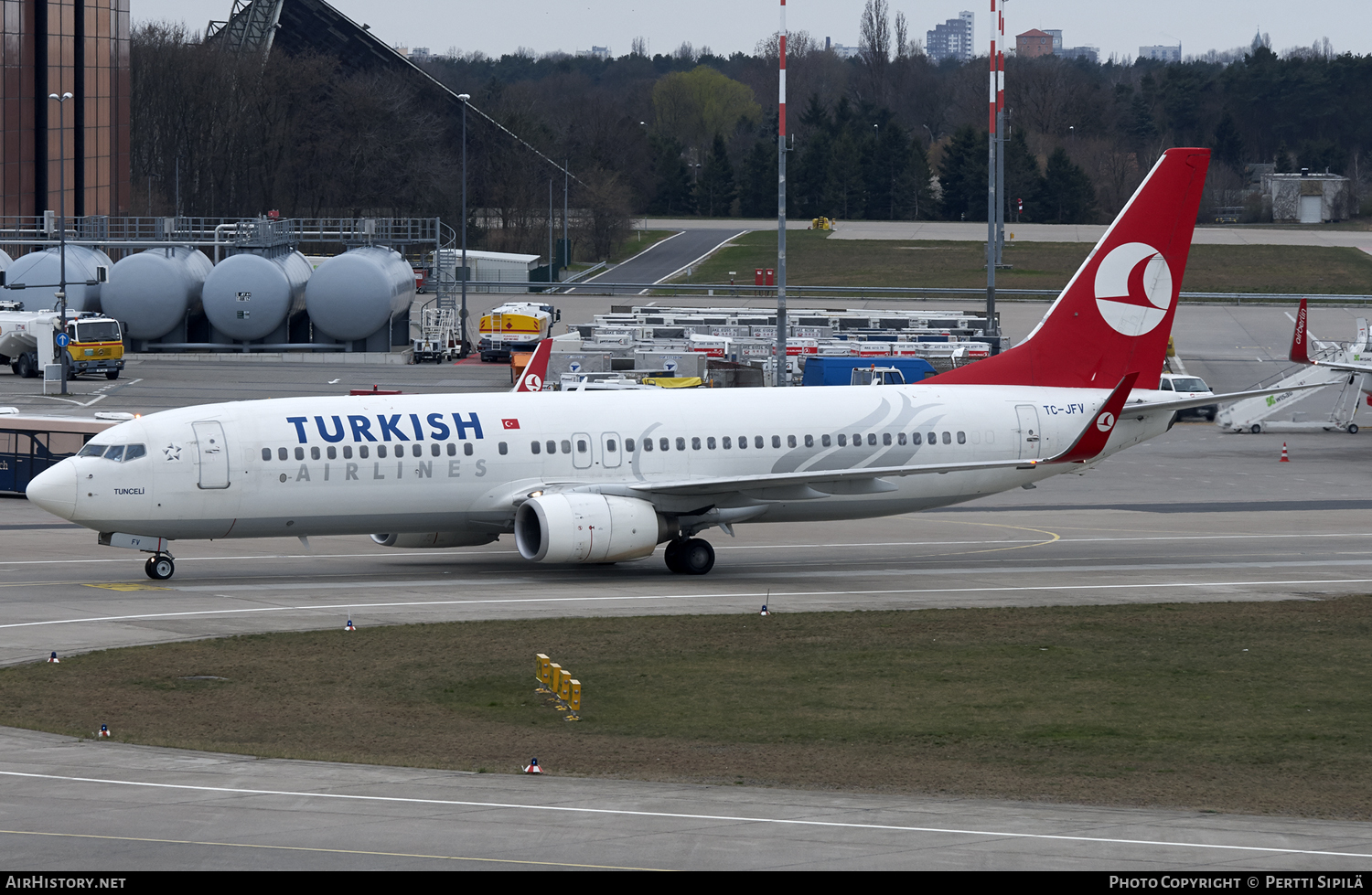 Aircraft Photo of TC-JFV | Boeing 737-8F2 | Turkish Airlines | AirHistory.net #121558