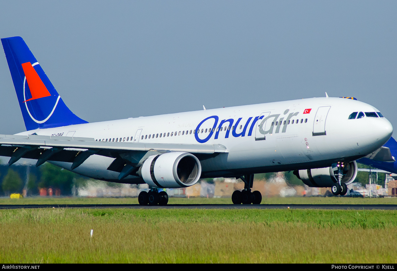 Aircraft Photo of TC-OAG | Airbus A300B4-605R | Onur Air | AirHistory.net #121588