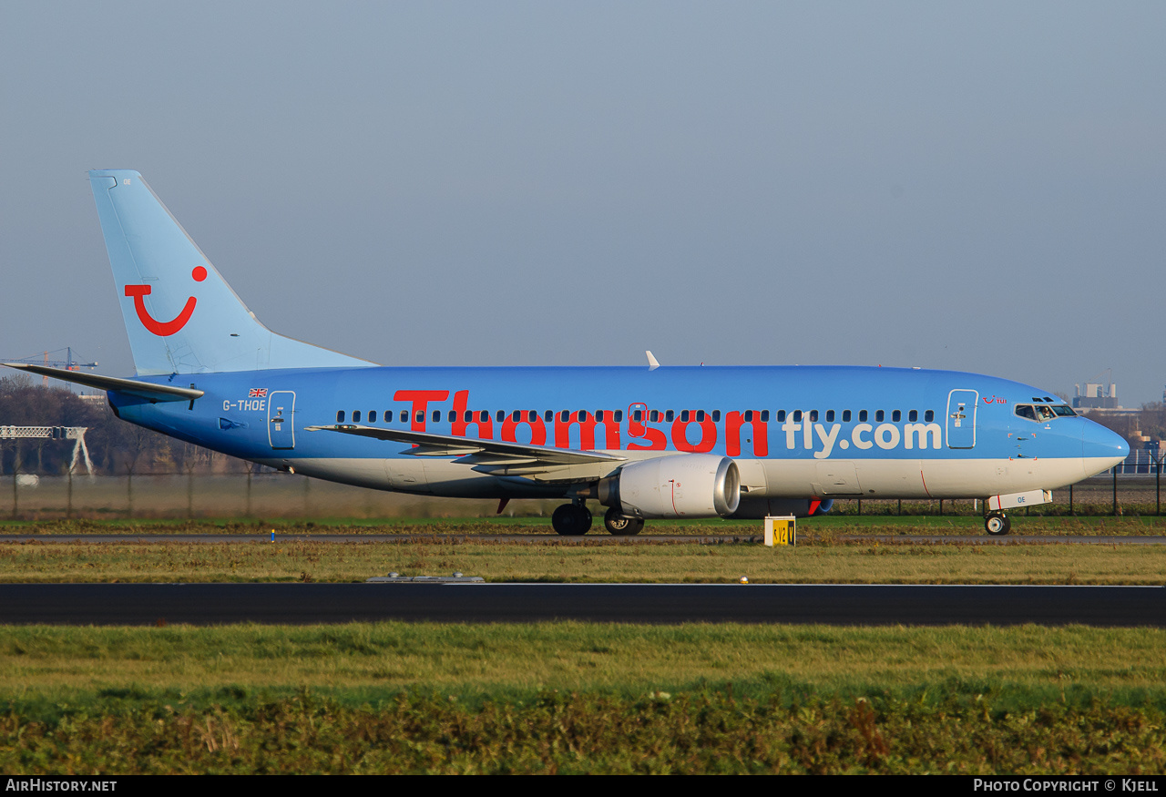 Aircraft Photo of G-THOE | Boeing 737-3Q8 | Thomsonfly | AirHistory.net #121612