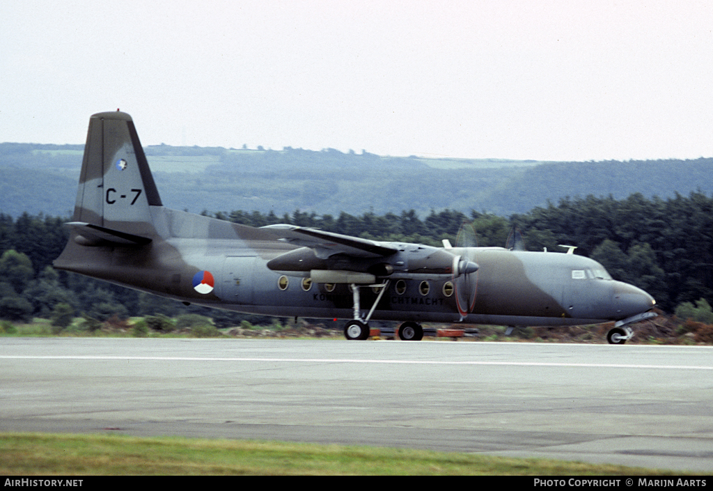 Aircraft Photo of C-7 | Fokker F27-300M Troopship | Netherlands - Air Force | AirHistory.net #121624