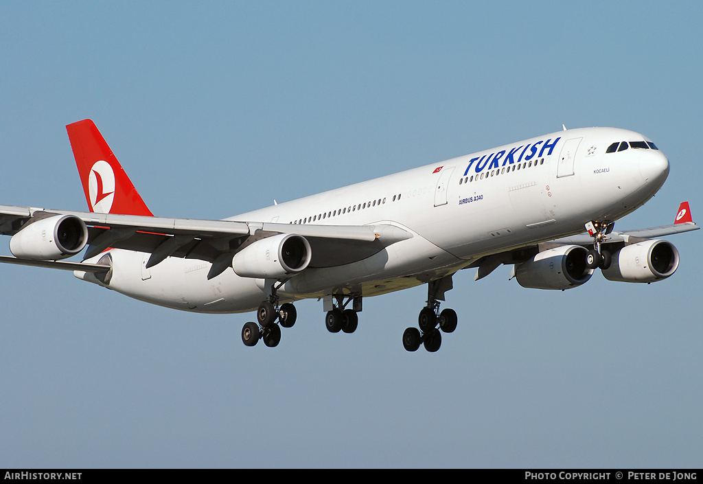 Aircraft Photo of TC-JIH | Airbus A340-313 | Turkish Airlines | AirHistory.net #121646