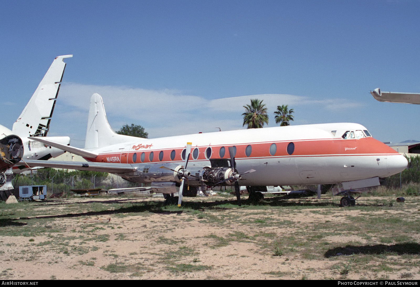 Aircraft Photo of N145RA | Vickers 814 Viscount | Viscount Unlimited | AirHistory.net #121651