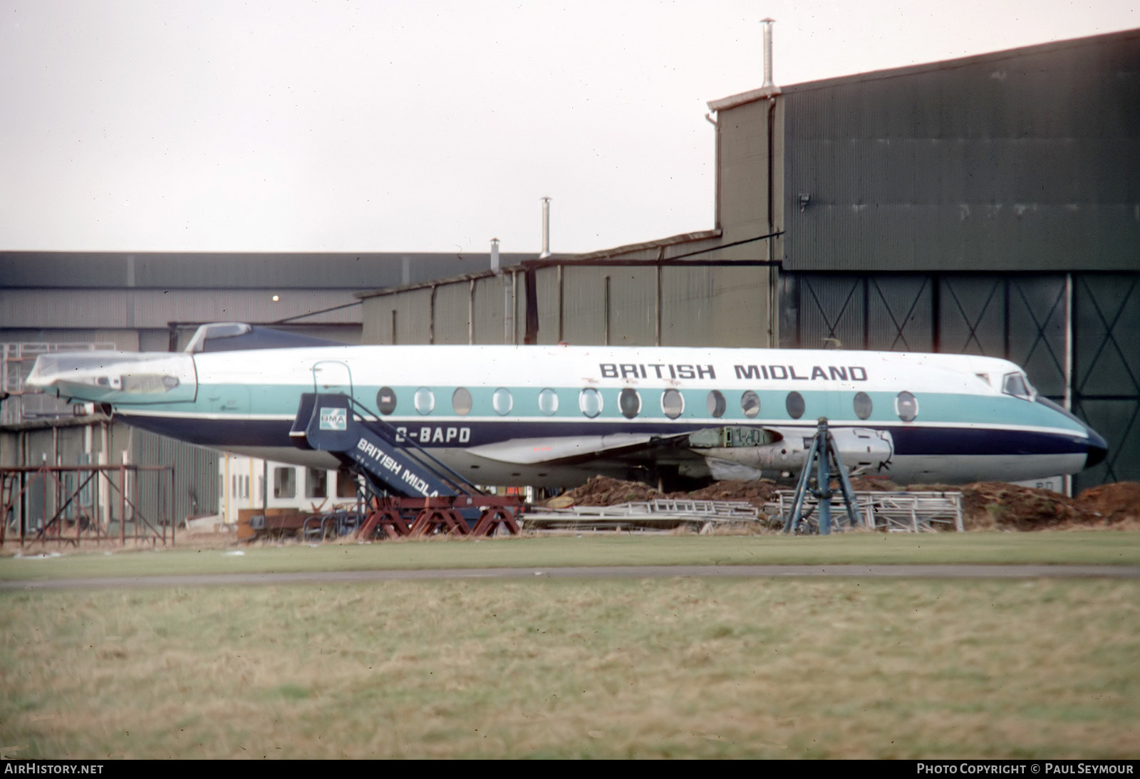 Aircraft Photo of G-BAPD | Vickers 814 Viscount | British Midland Airways - BMA | AirHistory.net #121669