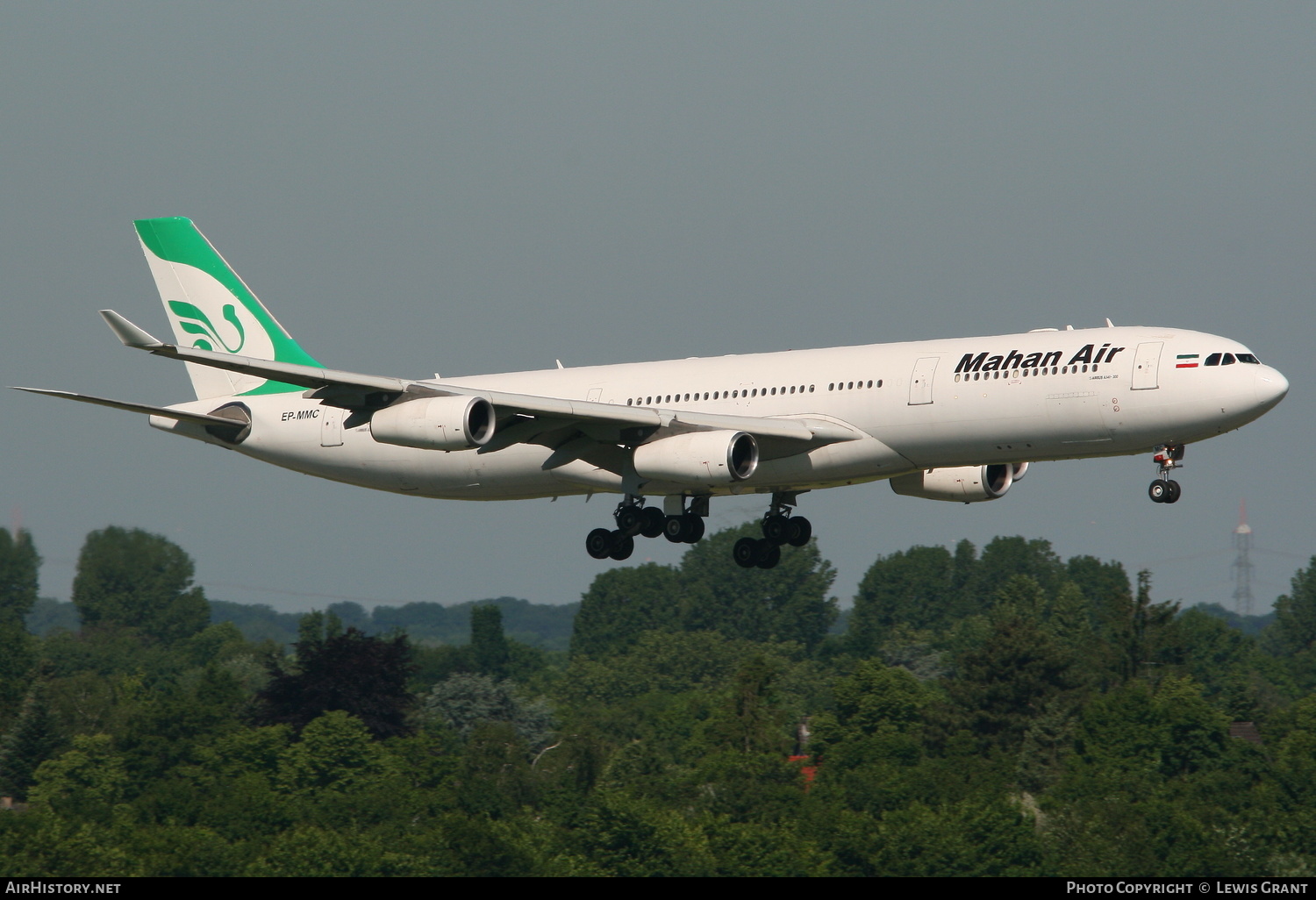 Aircraft Photo of EP-MMC | Airbus A340-313X | Mahan Air | AirHistory.net #121672